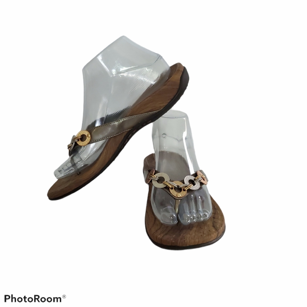 Vionic Orthoheel Lola Thong Sandals Size 8